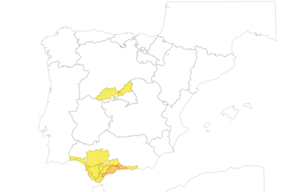 ALERTAS METEOROLOGICAS A 25 ENE 2020 08:30 LT.