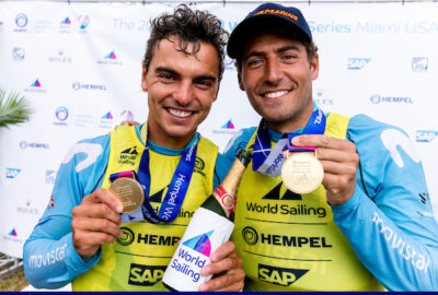 HEMPEL WORLD CUP SERIES MIAMI 2020. XAMMAR Y RODRÍGUEZ ORO EN MIAMI