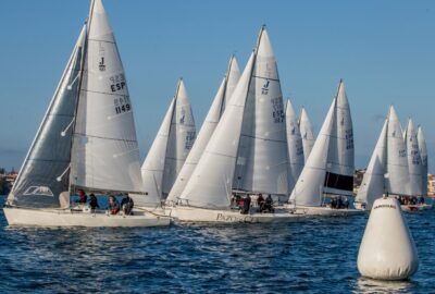 M.R.C.Y. BAIONA. LIGA DE INVIERNO J-80. EL «ALBOROTO» DE JAVIER AGUADO PRIMER LÍDER