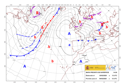 INFO METEO LOCALIDADES A 04 FEB. 2020 08:00 LT.