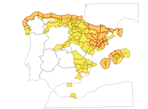 ALERTAS METEOROLOGICAS A 06 MAR. 2020 06:00 LT.