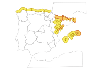 ALERTAS METEOROLOGICAS A 07 MAR. 2020 06:00 LT.