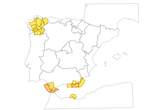 ALERTAS METEOROLOGICAS A 19 MAR. 2020 08:00 LT.