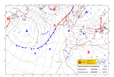 INFO METEO LOCALIDADES A 24 MAR. 2020 09:00 LT.