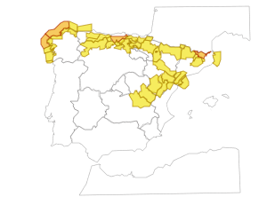 ALERTAS METEOROLOGICAS A 30 MAR. 2020 08:00 LT.