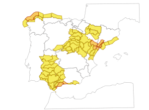 ALERTAS METEOROLOGICAS A 31 MAR. 2020 06:00 LT.