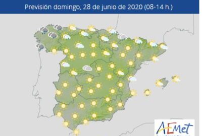 INFO METEO LOCALIDADES A 28 JUN. 2020 09:00 LT.