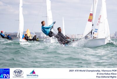 CAMPEONATO DEL MUNDO 470 Y EUROPEO 2021 RS:X. ESPLÉNDIDO ESTRENO EN VILAMOURA