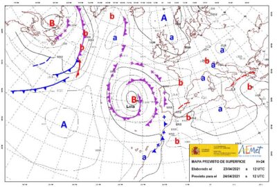 INFO METEO LOCALIDADES A 24 ABR. 2021 09:00 LT.