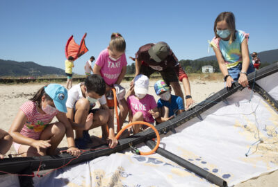 TMKITE CLUB. CESANTES PUNTO DE ENCUENTRO DEL PRIMER BAUTISMO DE KITE PARA NIÑOS