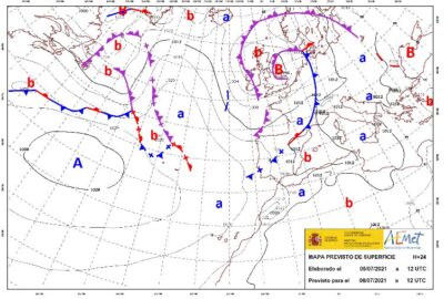 INFO METEO LOCALIDADES A 06 JUL. 2021 10:00 LT.