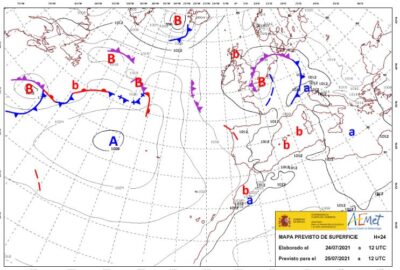 INFO METEO LOCALIDADES A 25 JUL. 2021 08:00 LT.