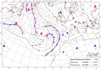 INFO METEO LOCALIDADES A 20 DIC. 2021 09:00 LT.