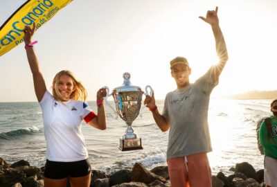 MUNDIAL DE KITEFOIL 2021. LOS FRANCESES MAZELLA Y NEWLAND SE CORONAN EN GRAN CANARIA