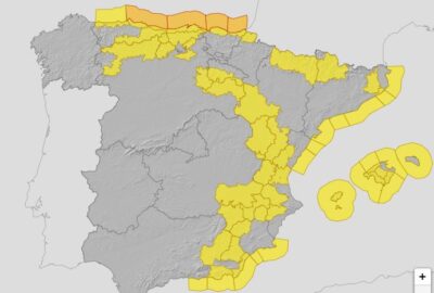 ALERTAS METEOROLOGICAS A 23 ABR. 2022 08:00 LT.