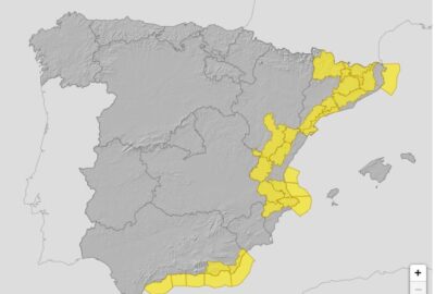 ALERTAS METEOROLOGICAS A 24 MAY. 2022 08:00 LT