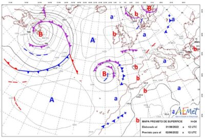 INFO METEO LOCALIDADES A 2 JUN. 2022 08:00 LT