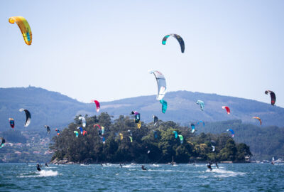 CESANTES YA SE PREPARA PARA EL ESPECTÁCULO DEL KITEFEST TROFEO XACOBEO