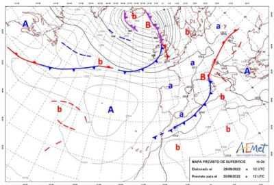 INFO METEO LOCALIDADES A 30 SEP. 2022 09:30 LT