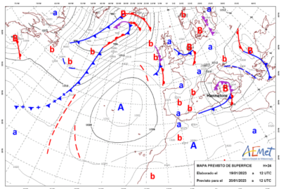 INFO METEO LOCALIDADES A 20 ENE 2023 11:00 LT.