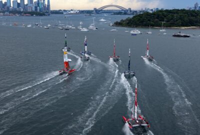 SAILGP. KPMG AUSTRALIA SAIL GRAND PRIX SYDNEY. FRANCIA SE IMPONE AL VIENTO Y LOGRA TRES VICTORIAS EN UNA CAÓTICA PRIMERA JORNADA EN EL PUERTO DE SYDNEY