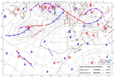 INFO METEO LOCALIDADES A 2 FEB. 2023 08:00 LT