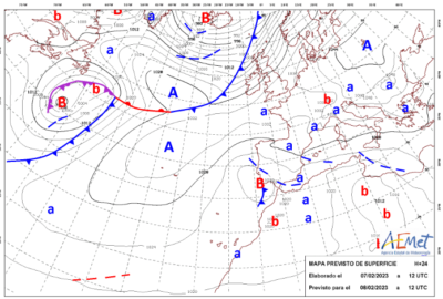 INFO METEO LOCALIDADES A 8 FEB. 2023 09:00 LT