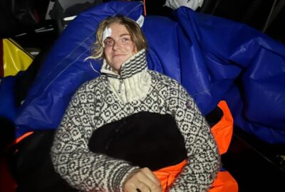 THE OCEAN RACE. ROSALIN KUIPER DE «TEAM MALIZIA» SUFRE UN TRAUMATISMO CRANEAL CERCA DE CABO HORNOS, ESTÁ CONSCIENTE Y RECUPERÁNDOSE