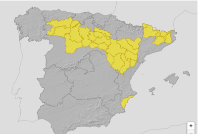 ALERTAS METEOROLÓGICAS A 29 ABR. 2023 06:00 LT