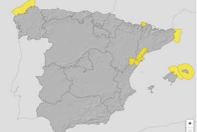 ALERTAS METEOROLÓGICAS A 3 ABR. 2023 06:00 LT