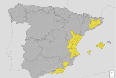 ALERTAS METEOROLÓGICAS A 13 MAY. 2023 06:00 LT