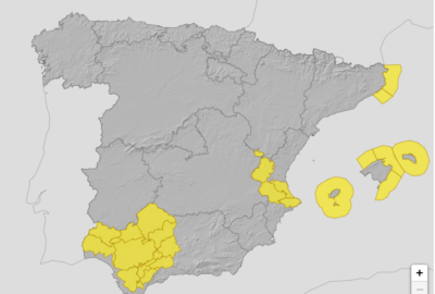 ALERTAS METEOROLÓGICAS A 18 MAY. 2023 06:00 LT