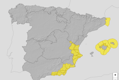 ALERTAS METEOROLÓGICAS A 19 MAY. 2023 06:00 LT