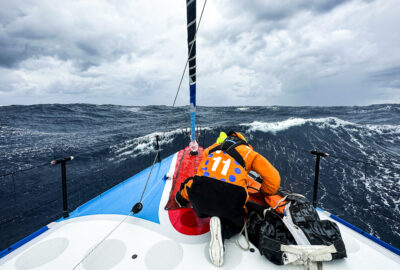 THE OCEAN RACE. ETAPA 4: ITAJAI-NEWPORT. EL «GUYOT ENVIRONNEMENT-TEAM EUROPE» DESARBOLA CON FUERTES VIENTOS MIENTRAS EL «11TH HOUR RACING TEAM» LIDERA LA FLOTA HACIA SU PUERTO BASE!