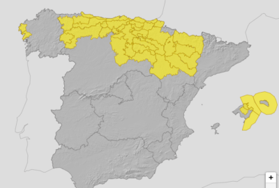 ALERTAS METEOROLÓGICAS A 19 JUN. 2023 06:00 LT