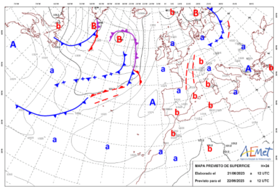 INFO METEO LOCALIDADES A 22 JUN. 2023 08:00 LT.