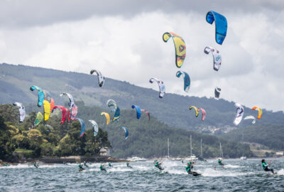 DEBUT A TODO GAS DEL KITEFEST CESANTES TROFEO XUNTA DE GALICIA