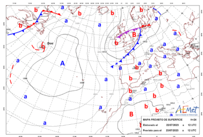 INFO METEO LOCALIDADES A 23 JUL. 2023 09:00 LT.