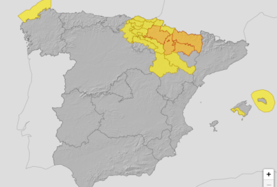 ALERTAS METEROLÓGICAS A 7 JUL. 202308:00 LT