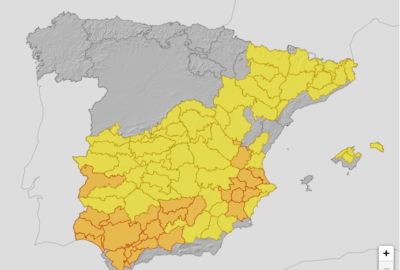 ALERTAS METEOROLÓGICAS A 25 AGO. 2023 06:00 LT