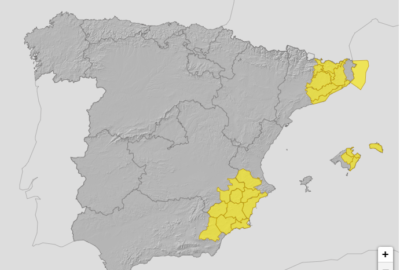 ALERTAS METEOROLÓGICAS A 30 AGO. 2023 06:00 LT