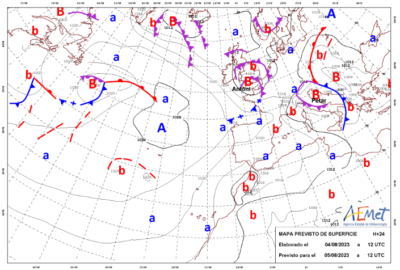 INFO METEO LOCALIDADES A 5 AGO. 2023 08:00 LT.