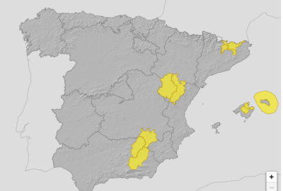 ALERTAS METEOROLÓGICAS A 13 SEP. 2023 06:00 LT