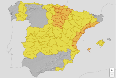 ALERTAS METEOROLÓGICAS A 2 SEP. 2023 06:00 LT