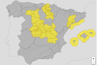 ALERTAS METEOROLÓGICAS A 4 SEP. 2023 08:00 LT