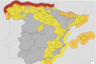 ALERTAS METEOROLÓGICAS A 20 OCT. 2023 06:00 LT