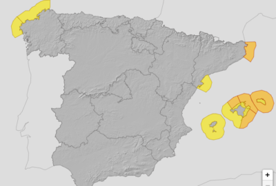 ALERTAS METEOROLÓGICAS A 23 NOV. 2023 08:00 LT