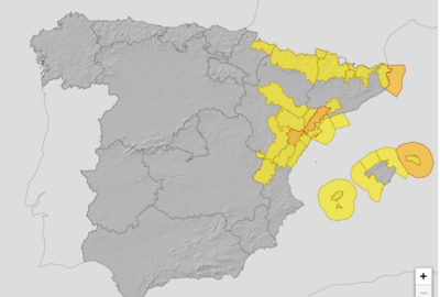 ALERTAS METEOROLÓGICAS A 14 DIC. 2023 06:00 LT