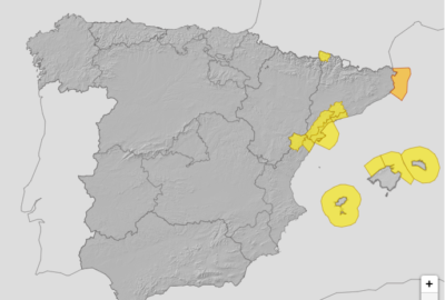 ALERTAS METEOROLÓGICAS A 2 DIC. 2023 06:00 LT