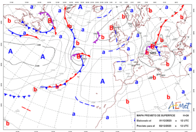 INFO METEO LOCALIDADES A 2 DIC. 2023 08:00 LT